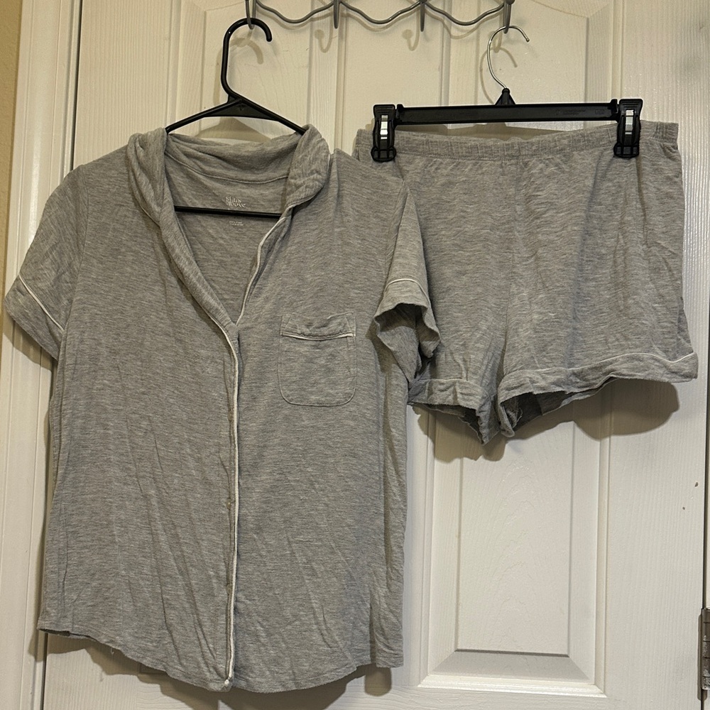 Stars Above Gray Women's Pajama Set